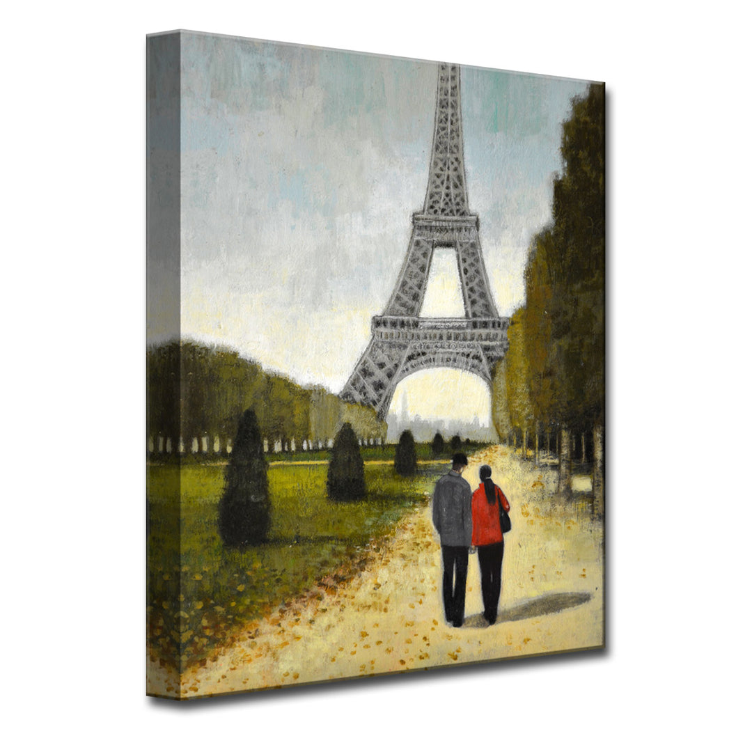 'Romantic Stroll I' Wrapped Canvas Wall Art