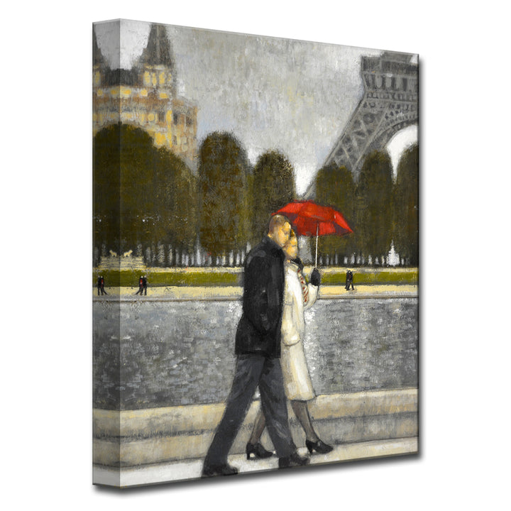 'Romantic Stroll II' Wrapped Canvas Wall Art