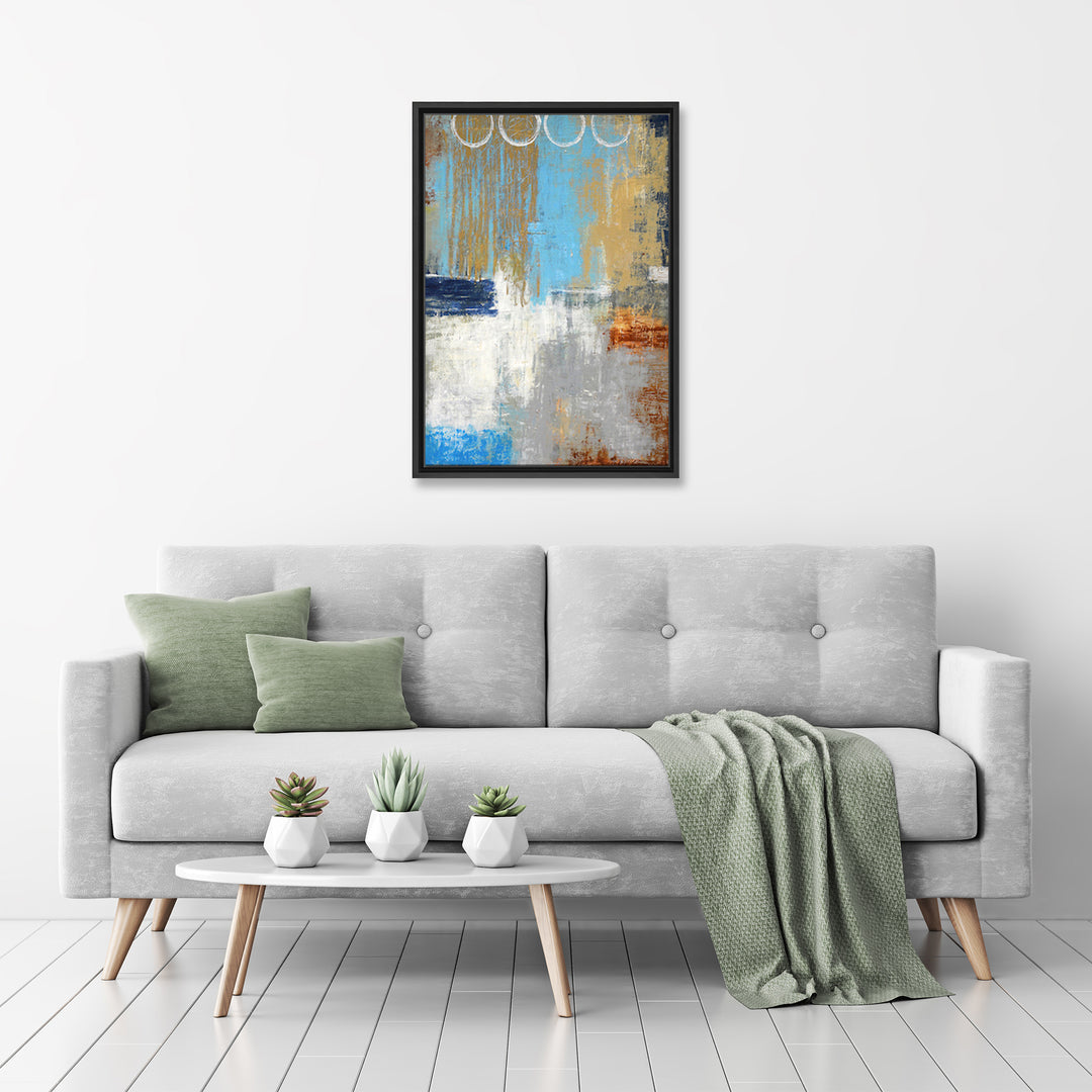 Niagra II Framed Canvas Wall Art