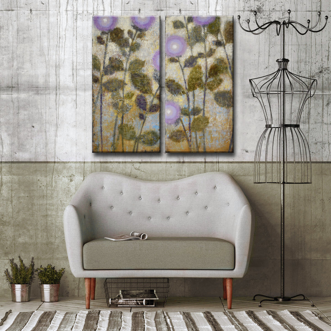 Amethyst' 2 Piece Wrapped Canvas Wall Art Set