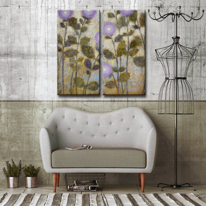 Amethyst' 2 Piece Wrapped Canvas Wall Art Set
