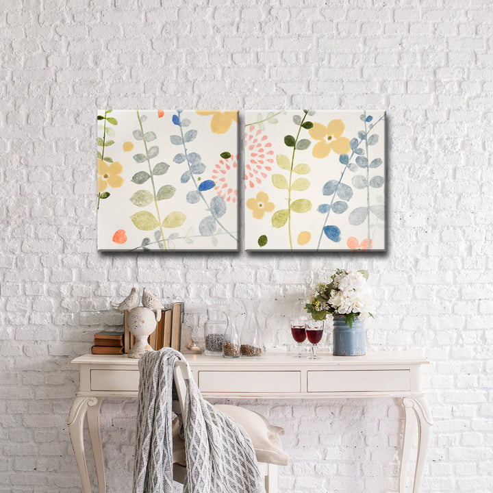 Morning Dew I/II' Wrapped Canvas Wall Art