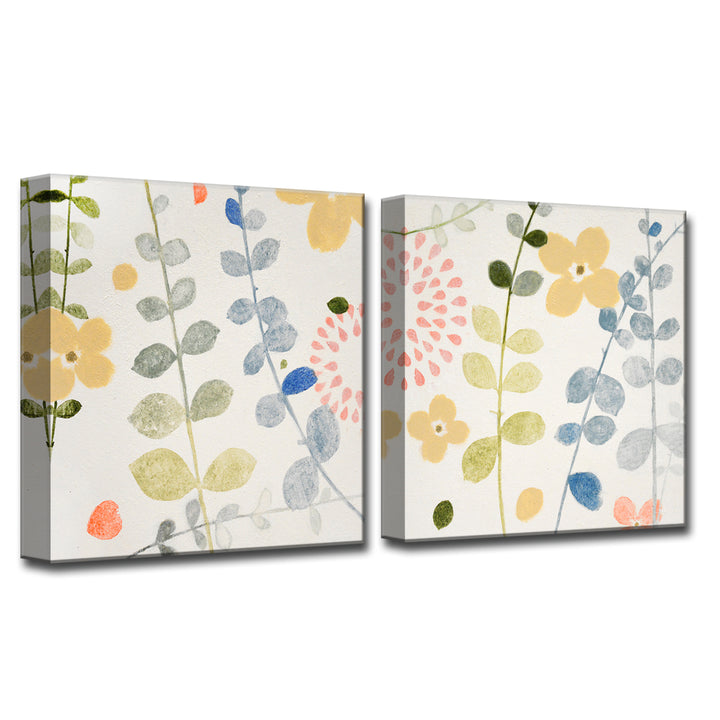 Morning Dew I/II' Wrapped Canvas Wall Art