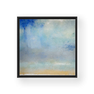 Coastal Downpour A Framed Canvas Wall Art