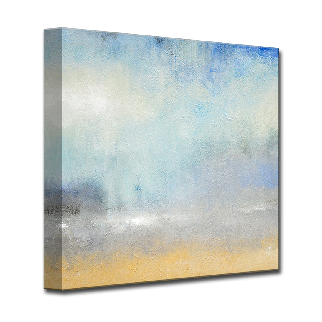 'Coastal Downpour B' Wrapped Canvas Wall Art