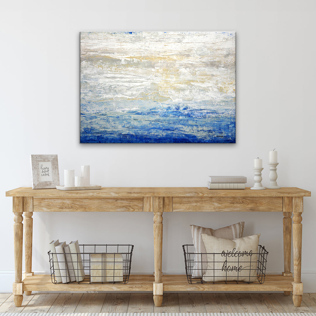 'Crest' Wrapped Canvas Wall Art