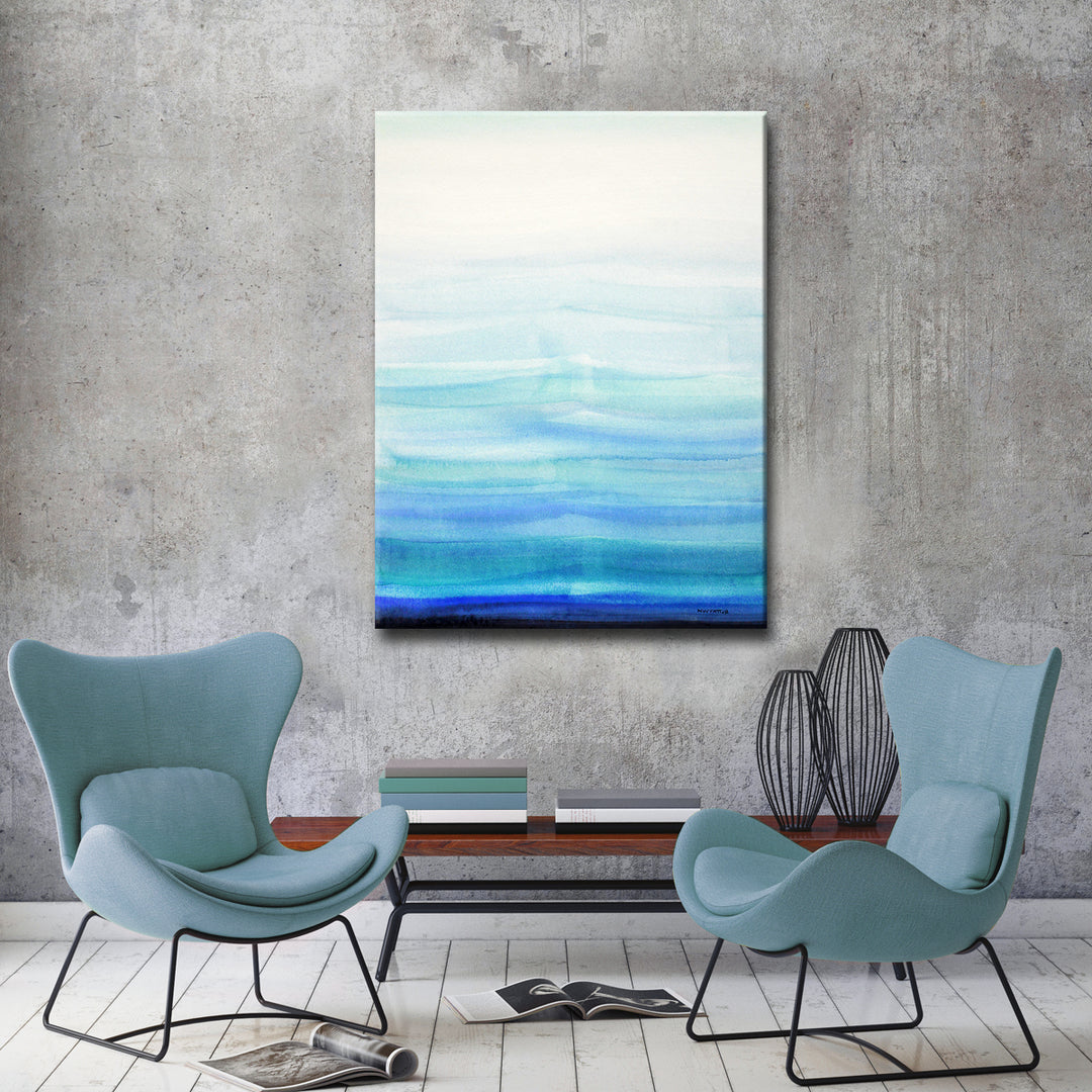 'Soothing Calm' Wrapped Canvas Wall Art