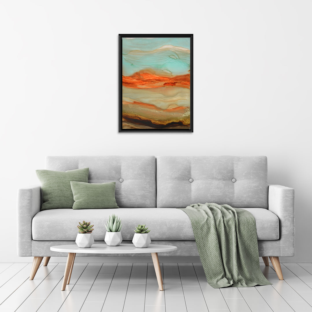 Eye of Jupiter Framed Canvas Wall Art