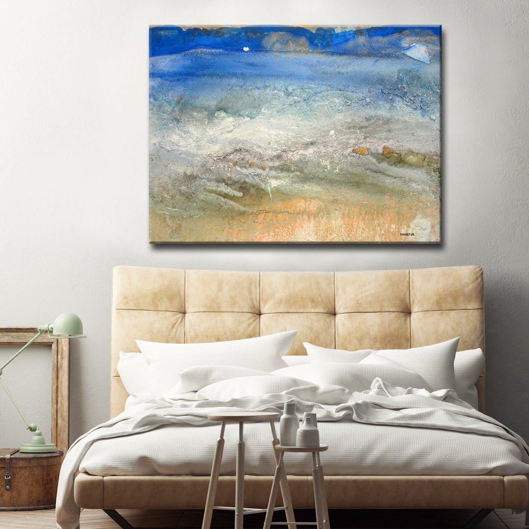 'Diamond Shores' Wrapped Canvas Wall Art