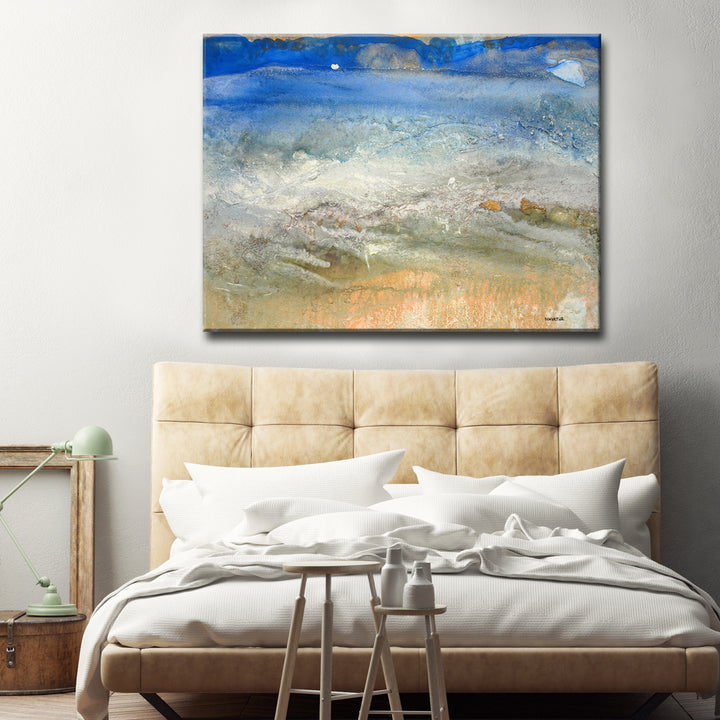'Diamond Shores' Wrapped Canvas Wall Art