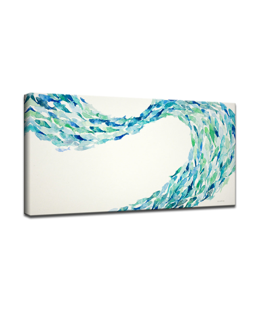 'Flow' Wrapped Canvas Wall Art