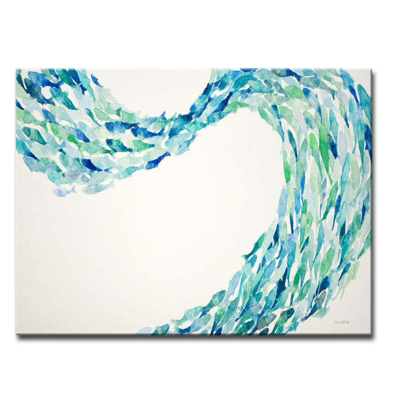 'Flow' Wrapped Canvas Wall Art