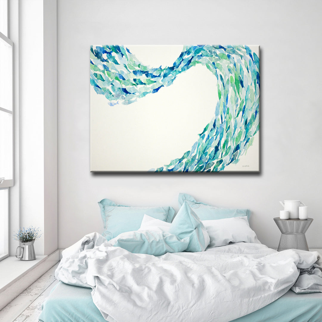 'Flow' Wrapped Canvas Wall Art
