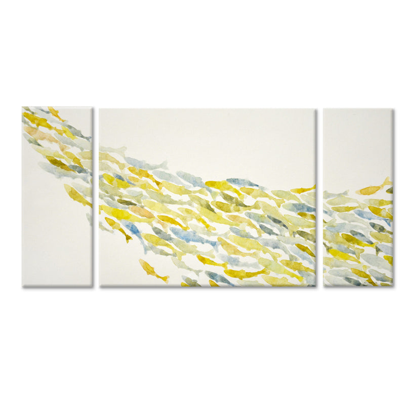 'Upstream' Wrapped Canvas Wall Art