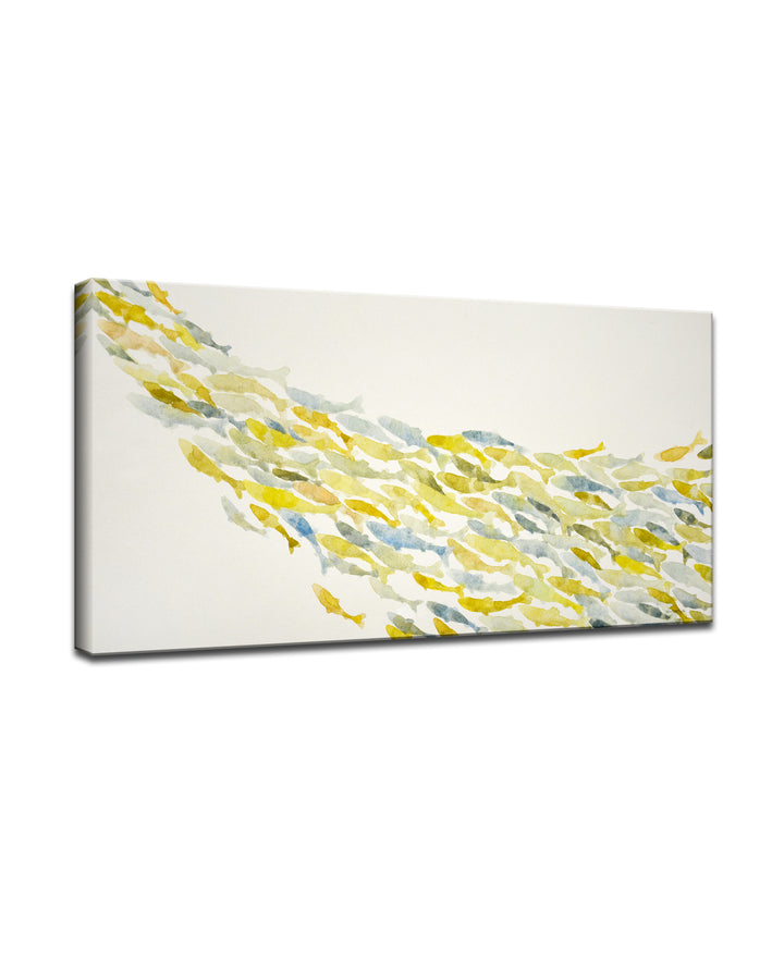 'Upstream' Wrapped Canvas Wall Art