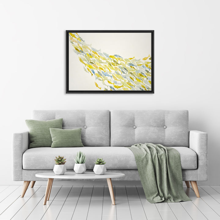Upstream Framed Canvas Wall Art