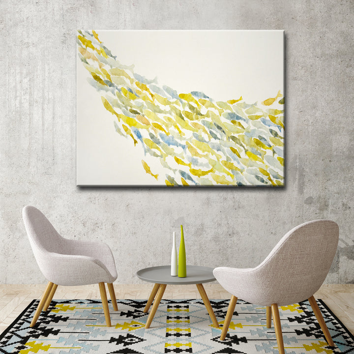 'Upstream' Wrapped Canvas Wall Art