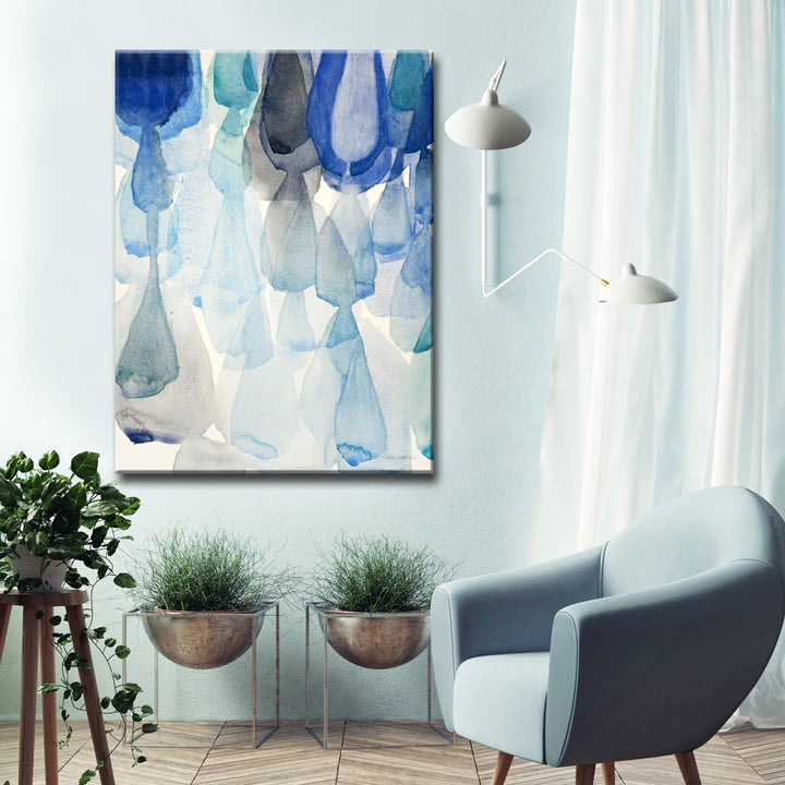 'Down Pour' Wrapped Canvas Wall Art