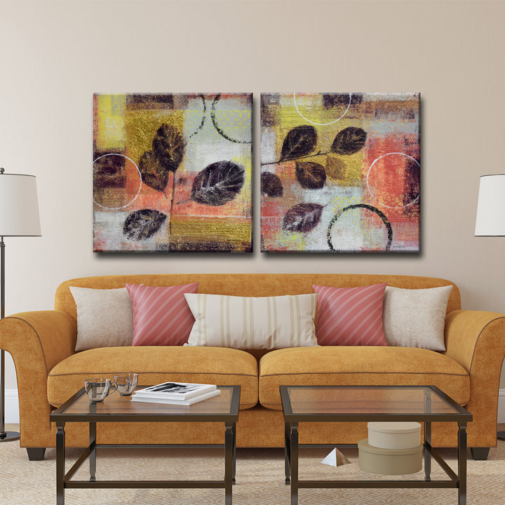 Last November I/II' 2 Piece Wrapped Canvas Wall Art Set