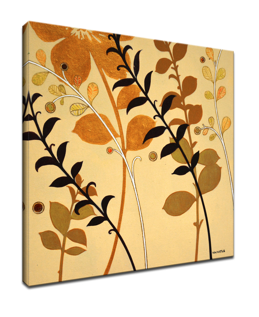 'Warm Autumn Breeze' Wrapped Canvas Wall Art