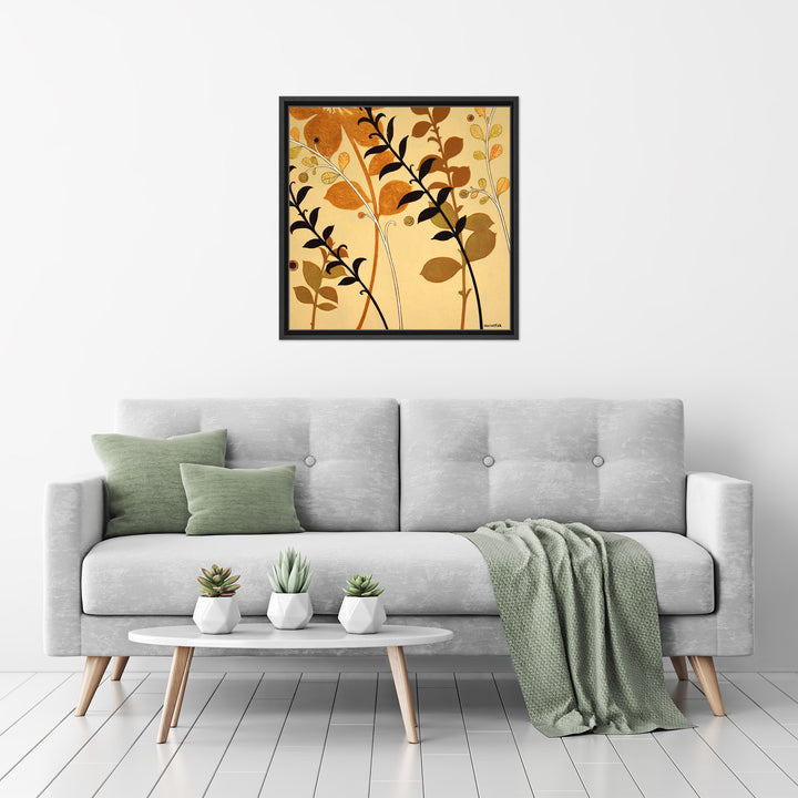 Warm Autumn Breeze Framed Canvas Wall Art