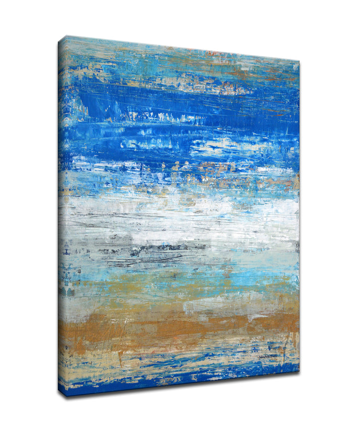 'Mediterranean Coast' Wrapped Canvas Wall Art
