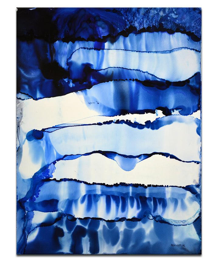 'Cooling Fire' Wrapped Canvas Wall Art