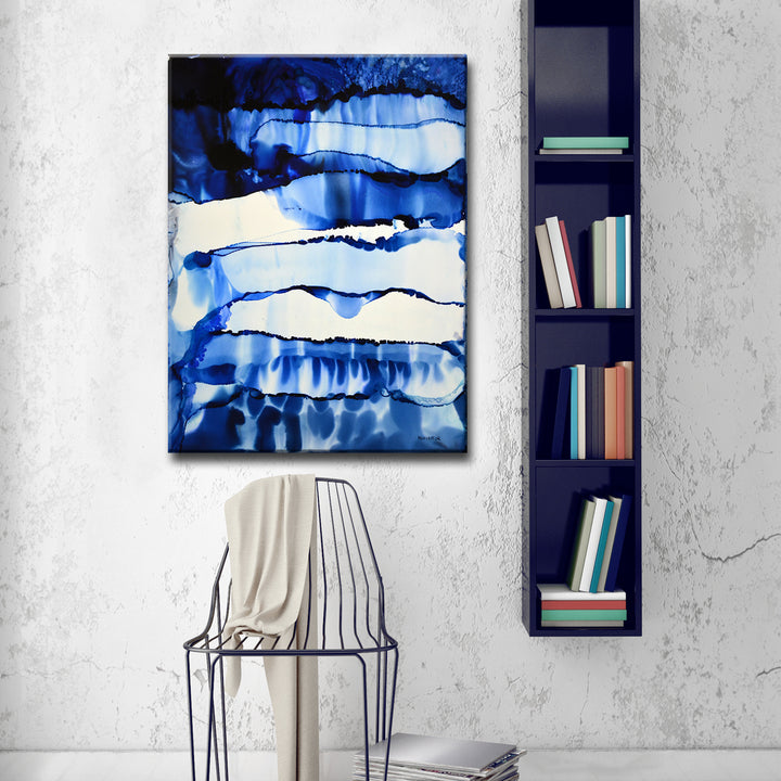 'Cooling Fire' Wrapped Canvas Wall Art