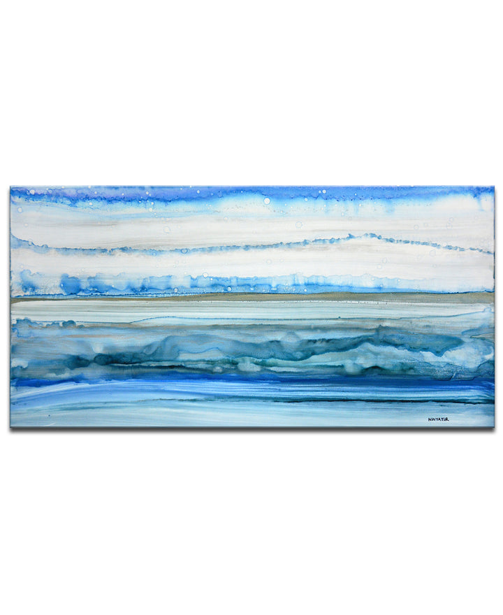 'Frigid Morning' Wrapped Canvas Wall Art
