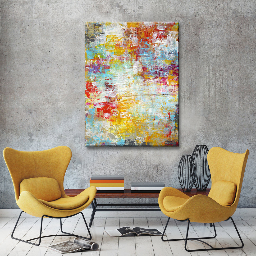 'Mardi Gras' Wrapped Canvas Wall Art