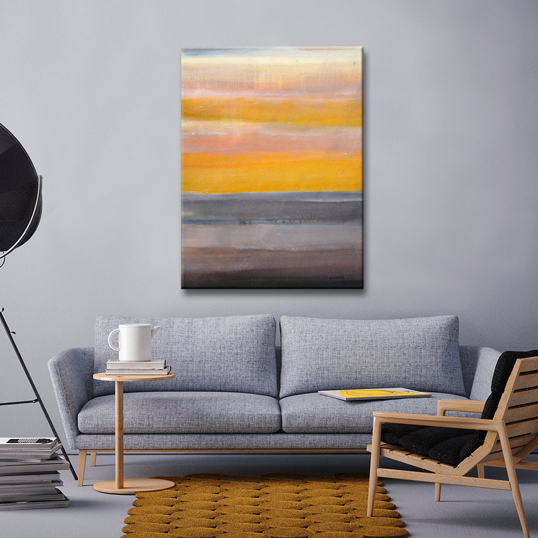 'Desert Sunset' Wrapped Canvas Wall Art