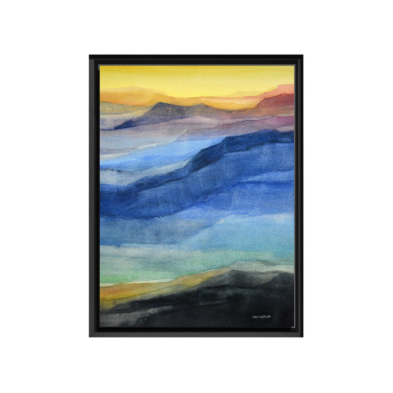 Rainbow Hills Framed Canvas Wall Art