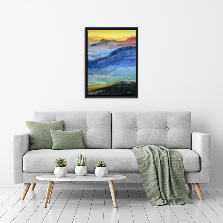 Rainbow Hills Framed Canvas Wall Art