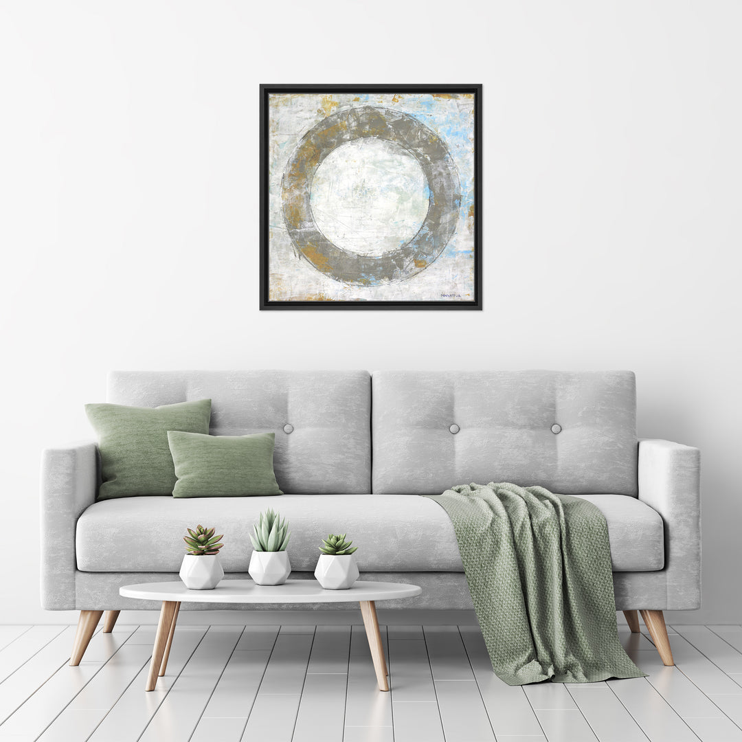 Simple Balance I Framed Canvas Wall Art
