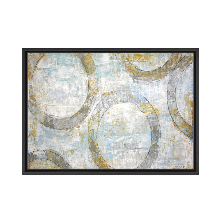 Simple Balance II Framed Canvas Wall Art