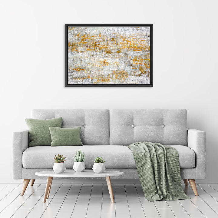 Footprints I Framed Canvas Wall Art