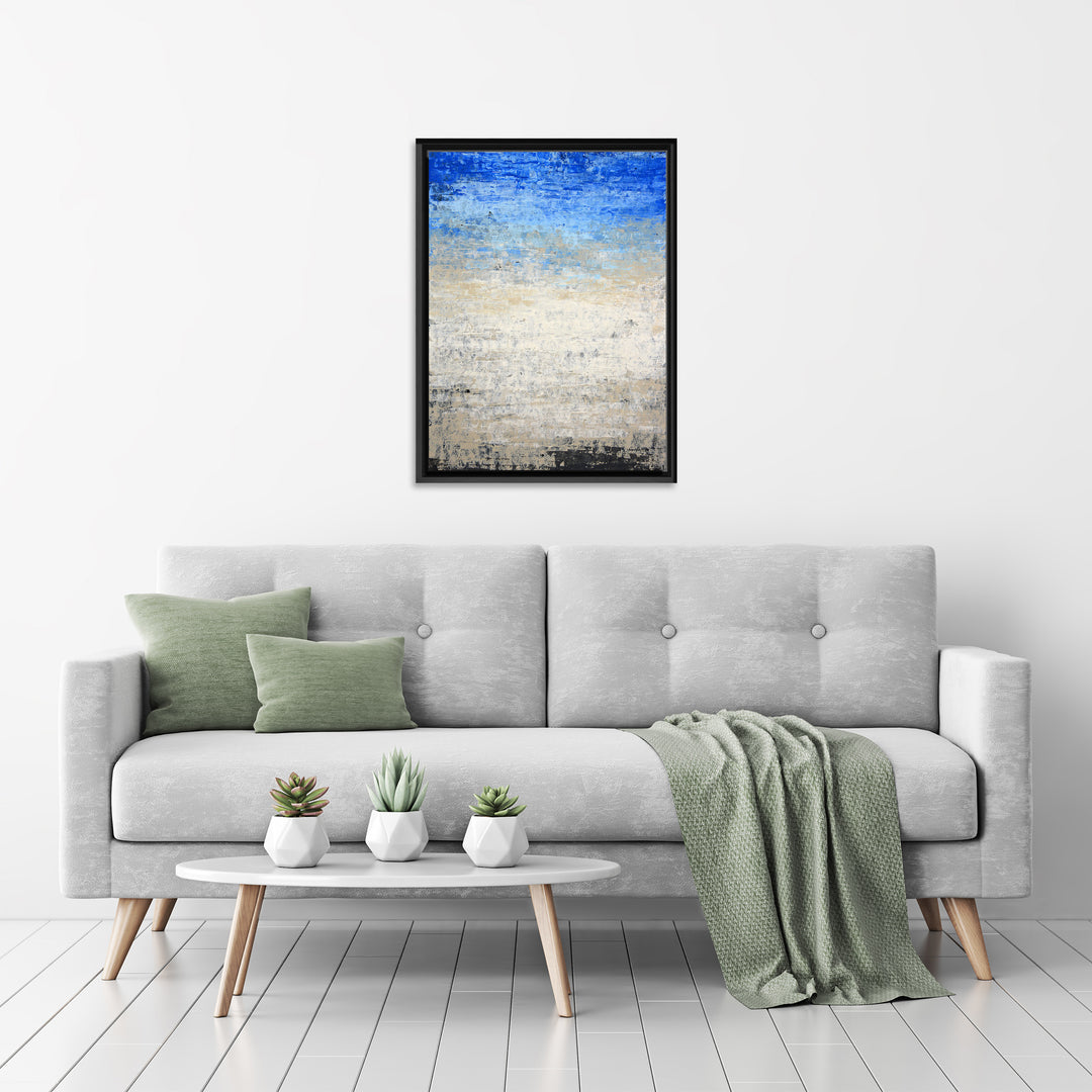 Footprints II Framed Canvas Wall Art