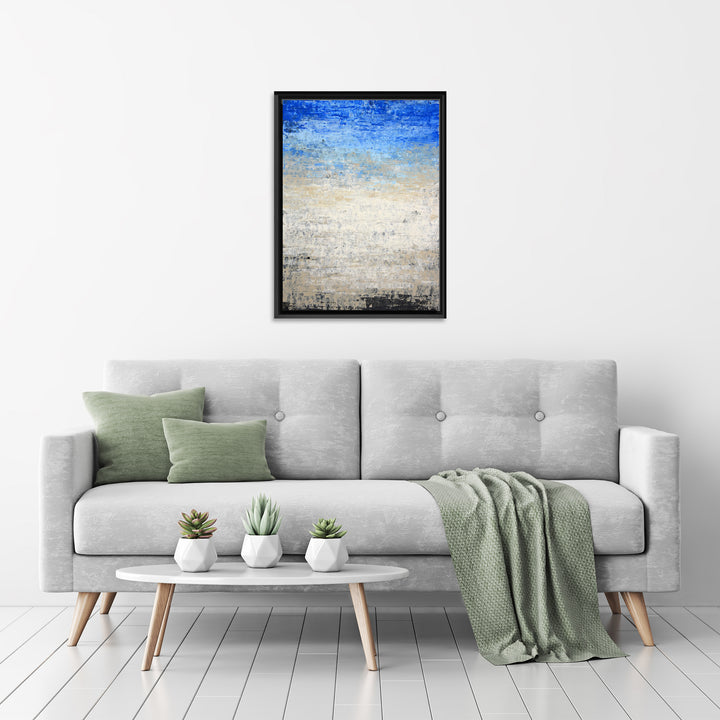 Footprints II Framed Canvas Wall Art