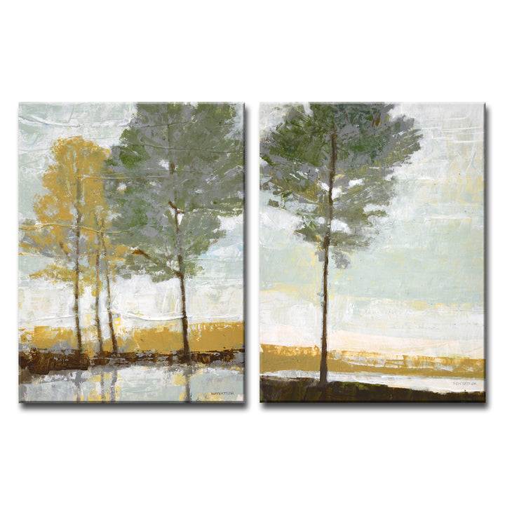 Lakeside View I/II' Wrapped Canvas Wall Art