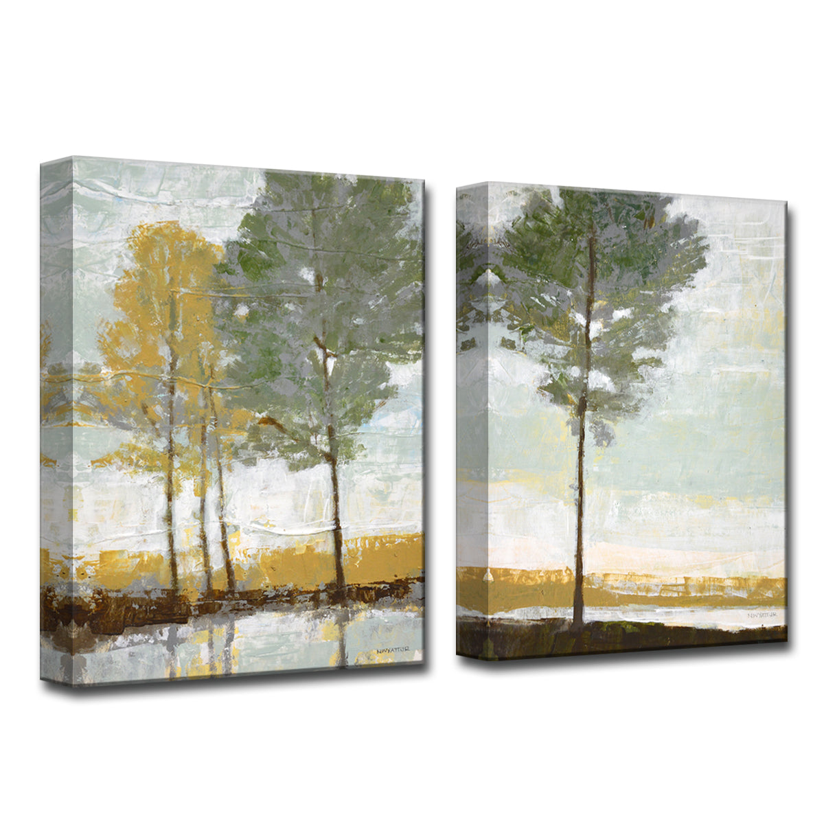 'Lakeside View I/II' Wrapped Canvas Wall Art by Norman Wyatt Jr ...