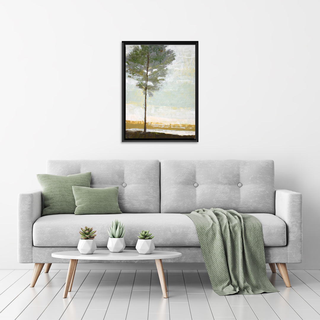 Lakeside View I Framed Canvas Wall Art