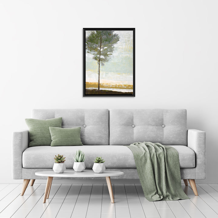 Lakeside View I Framed Canvas Wall Art