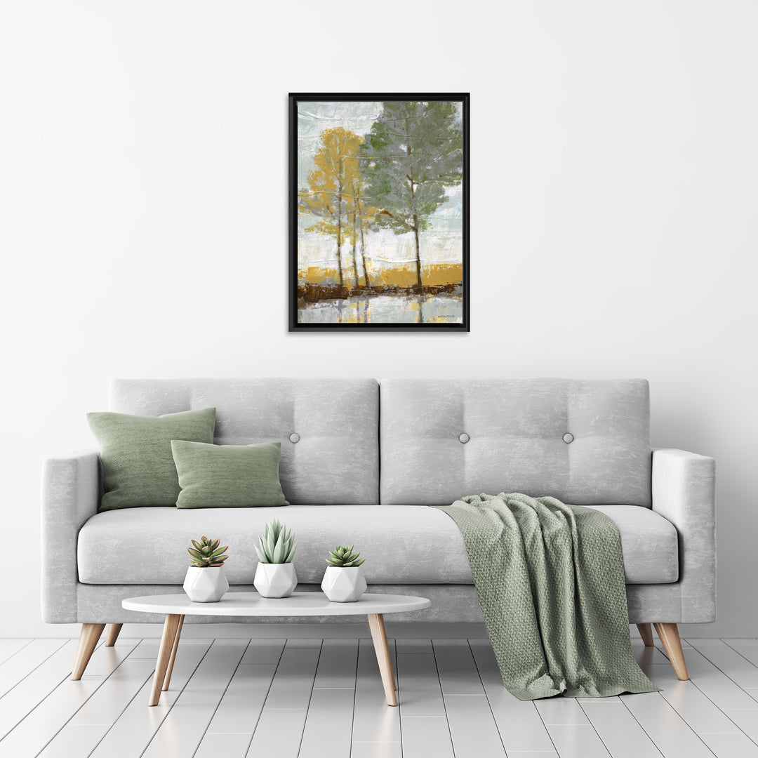 Lakeside View II Framed Canvas Wall Art