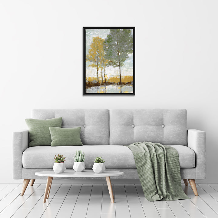 Lakeside View II Framed Canvas Wall Art