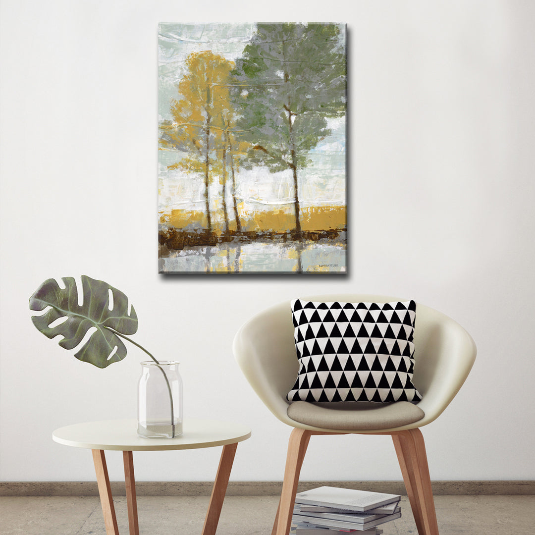 'Lakeside View II' Wrapped Canvas Wall Art