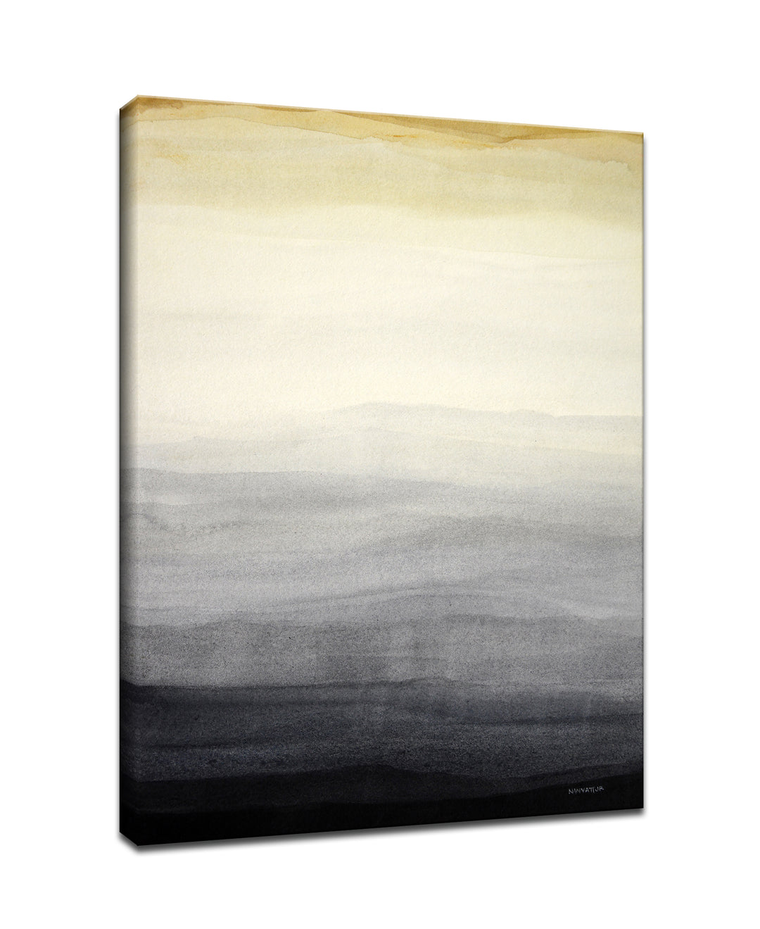 'Shades of Grey' Wrapped Canvas Wall Art