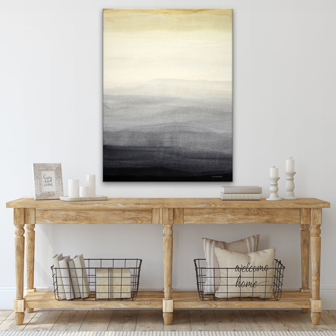 'Shades of Grey' Wrapped Canvas Wall Art