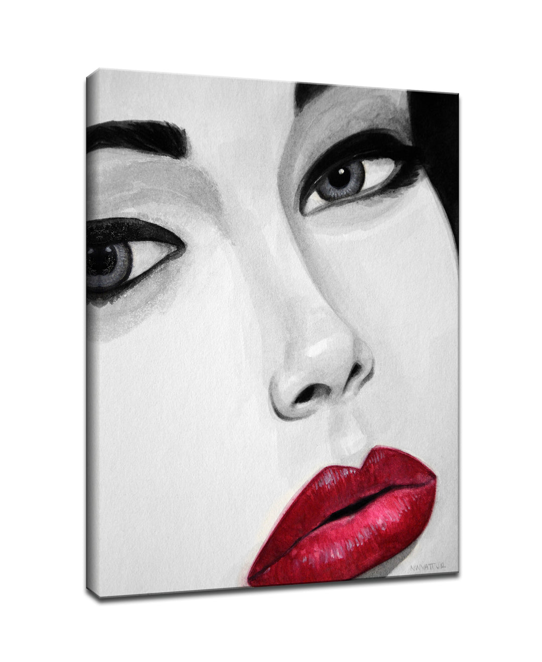 'Allure I' Wrapped Canvas Wall Art
