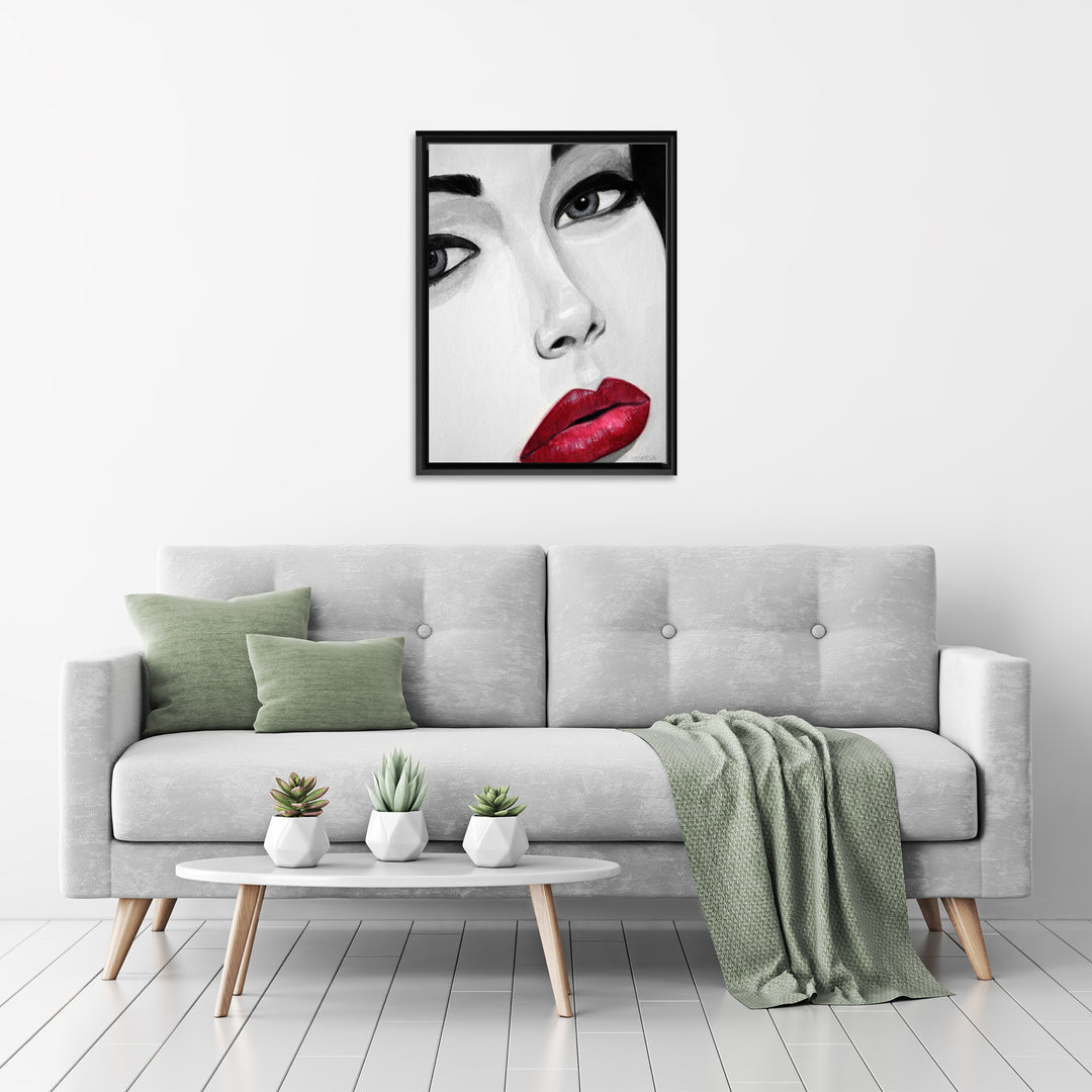 Allure I Framed Canvas Wall Art