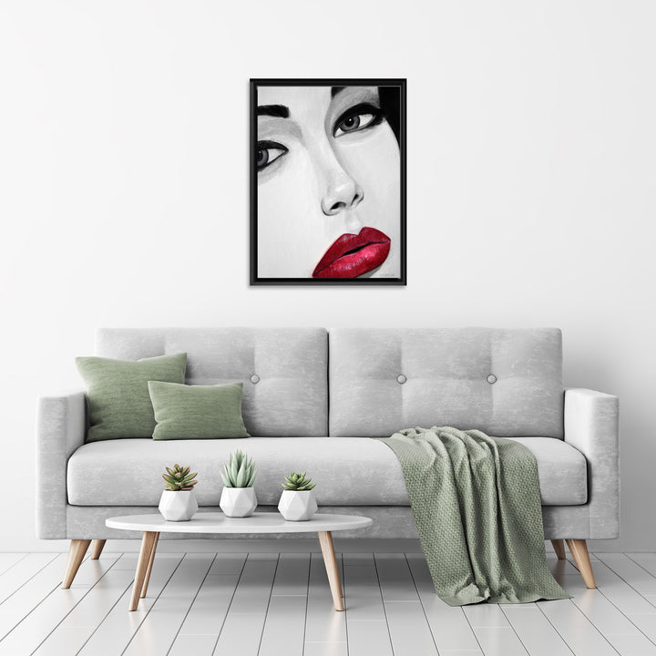 Allure I Framed Canvas Wall Art